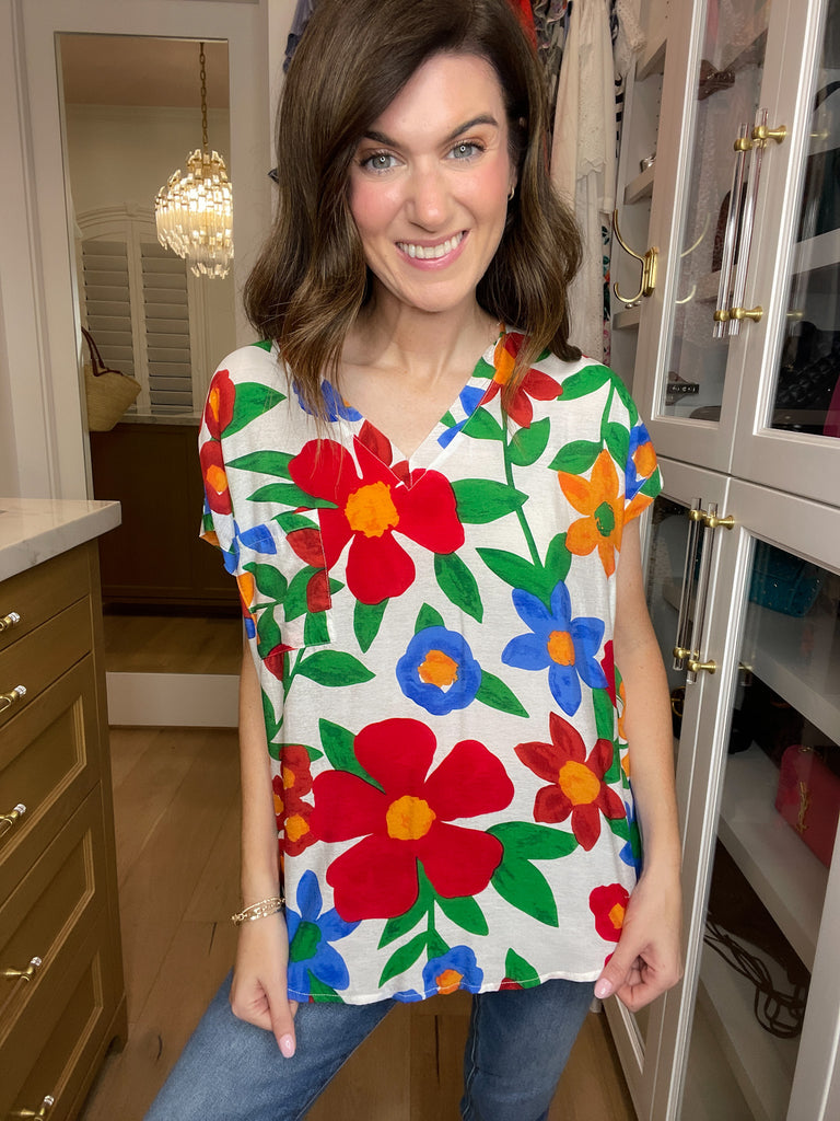 Shape the Future Floral Top
