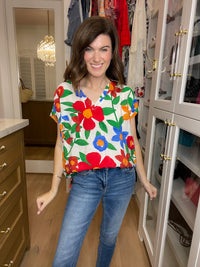 SALE! Shape the Future Floral Top *Final Sale*