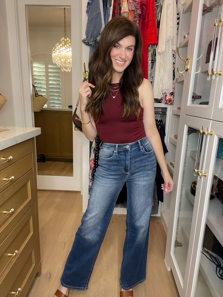 Risen Jasper Wide Leg Jeans