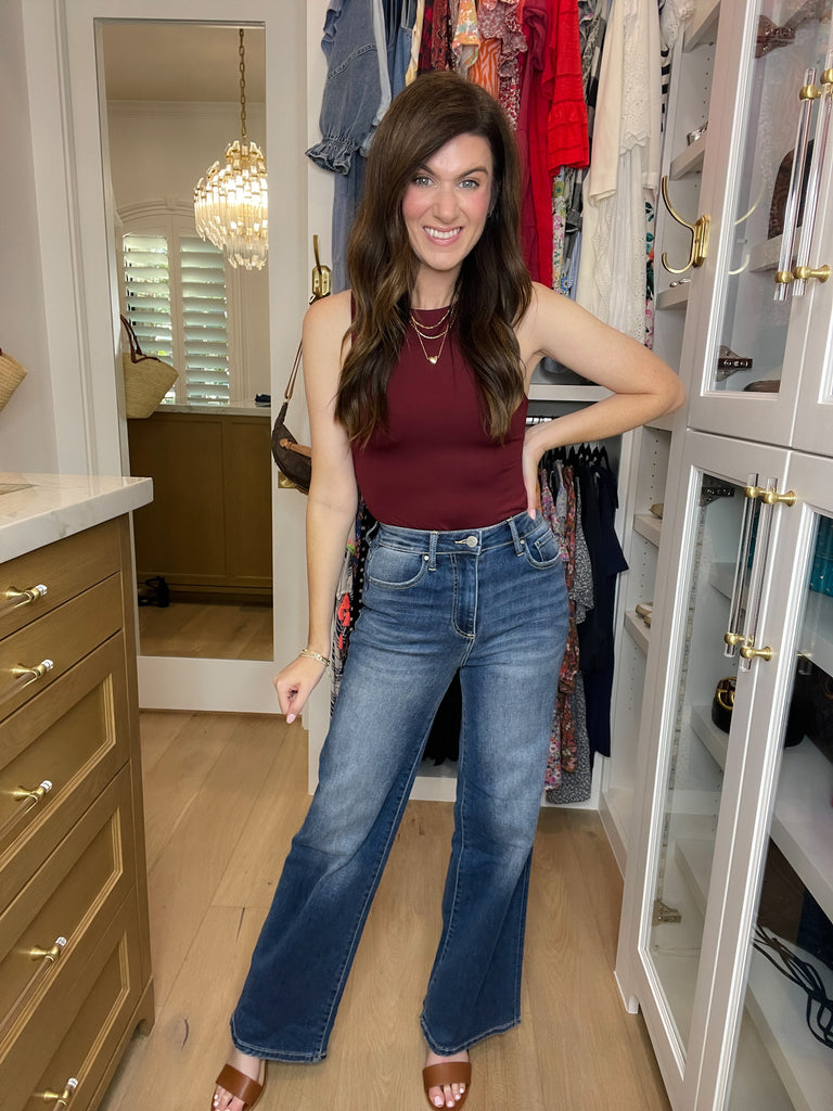 Risen Jasper Wide Leg Jeans
