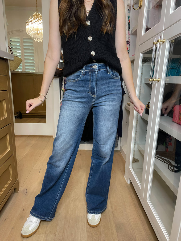 Risen Jasper Wide Leg Jeans