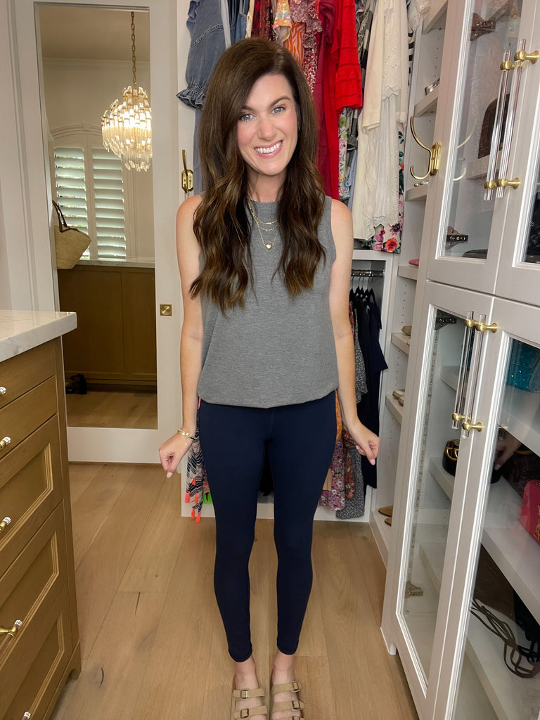 *BELLES & DOORBUSTER* Get Moving Leggings in Navy *FINAL SALE*