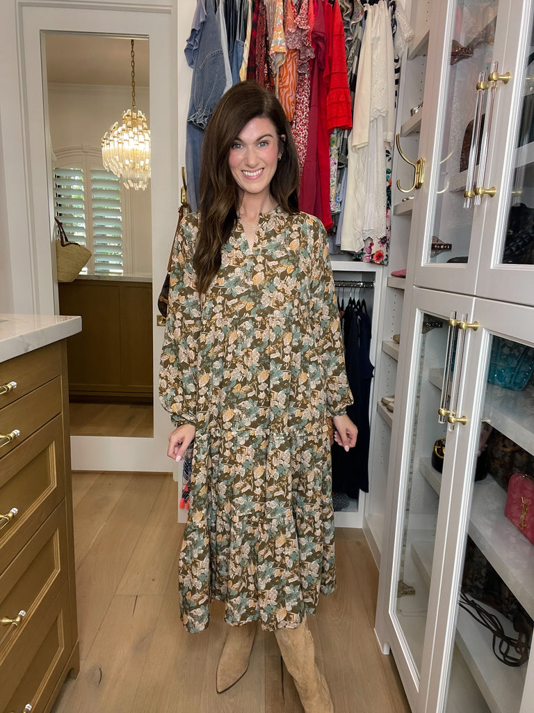 Falling into Place Maxi Dress