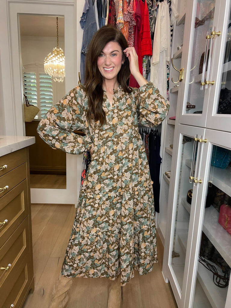Falling into Place Maxi Dress