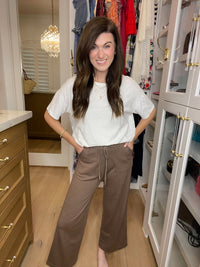 *BELLES & DOORBUSTER* Settle In Lounge Pants in Mocha *Final Sale*