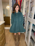 Small Town Charm Corduroy Dress