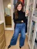 Mica Maureen Front Pocket Wide Leg Jean