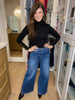 Mica Maureen Front Pocket Wide Leg Jean