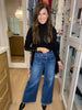 Mica Maureen Front Pocket Wide Leg Jean