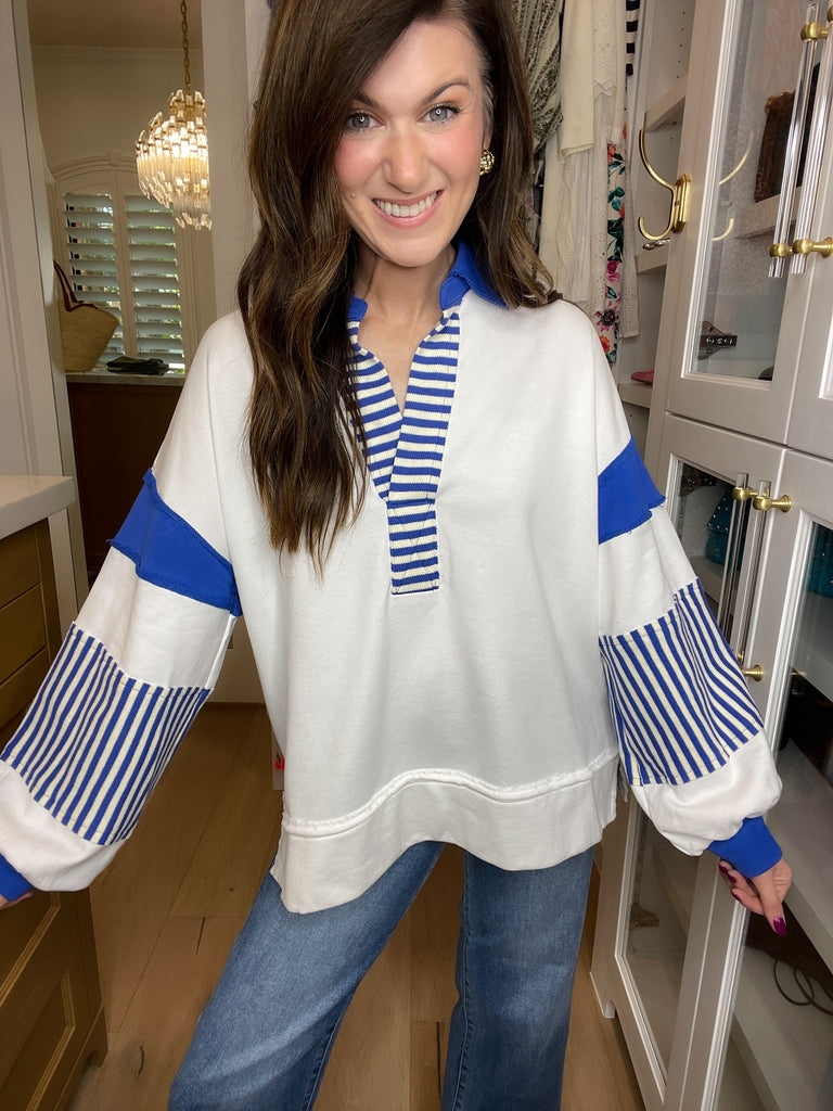 Winning Team Pullover in White