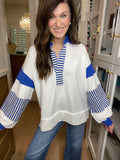 Winning Team Pullover in White