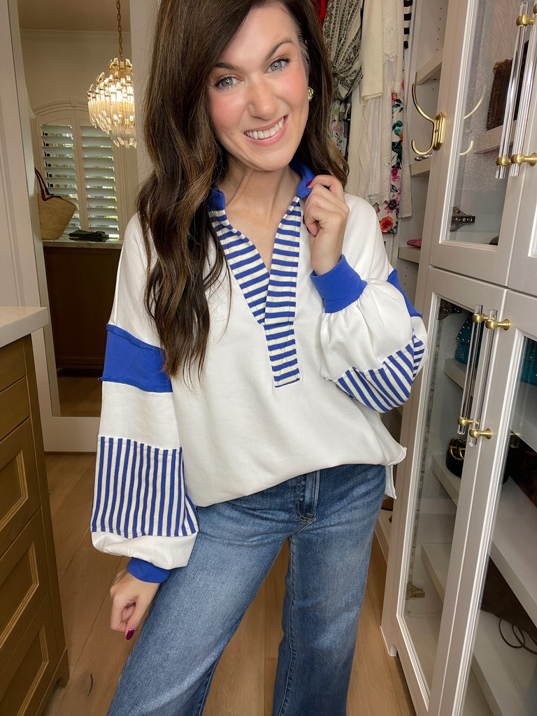 Winning Team Pullover in White