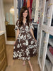 Pinky Promise Floral Midi Dress