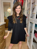 Daily Practice Terry Sweatshirt Dress in Black