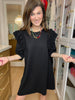 Daily Practice Terry Sweatshirt Dress in Black