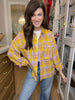 Let's Geaux Plaid Button Down
