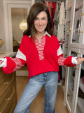 Winning Team Pullover in Red