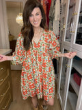 Poppy Fields Floral Dress