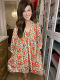 Poppy Fields Floral Dress