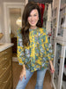 Falling For It Floral Button Down