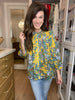 Falling For It Floral Button Down
