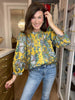 Falling For It Floral Button Down