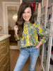 Falling For It Floral Button Down