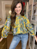 Falling For It Floral Button Down