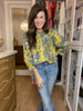 Falling For It Floral Button Down