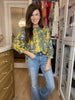 Falling For It Floral Button Down