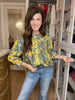 Falling For It Floral Button Down