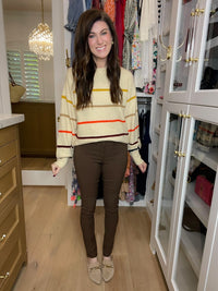 Royalty for Me Hyperstretch Skinny Jeans in Walnut