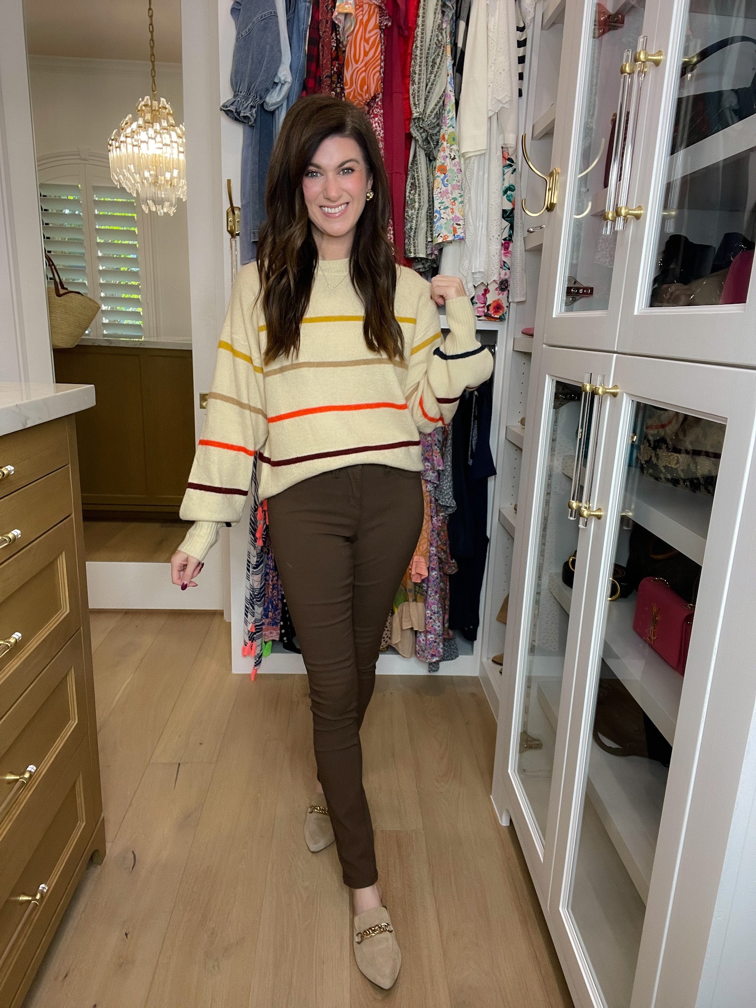 Royalty for Me Hyperstretch Skinny Jeans in Walnut