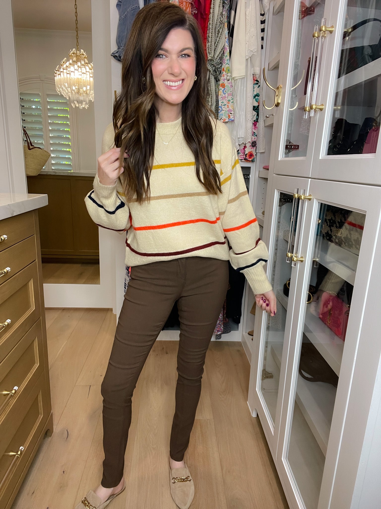 Royalty for Me Hyperstretch Skinny Jeans in Walnut