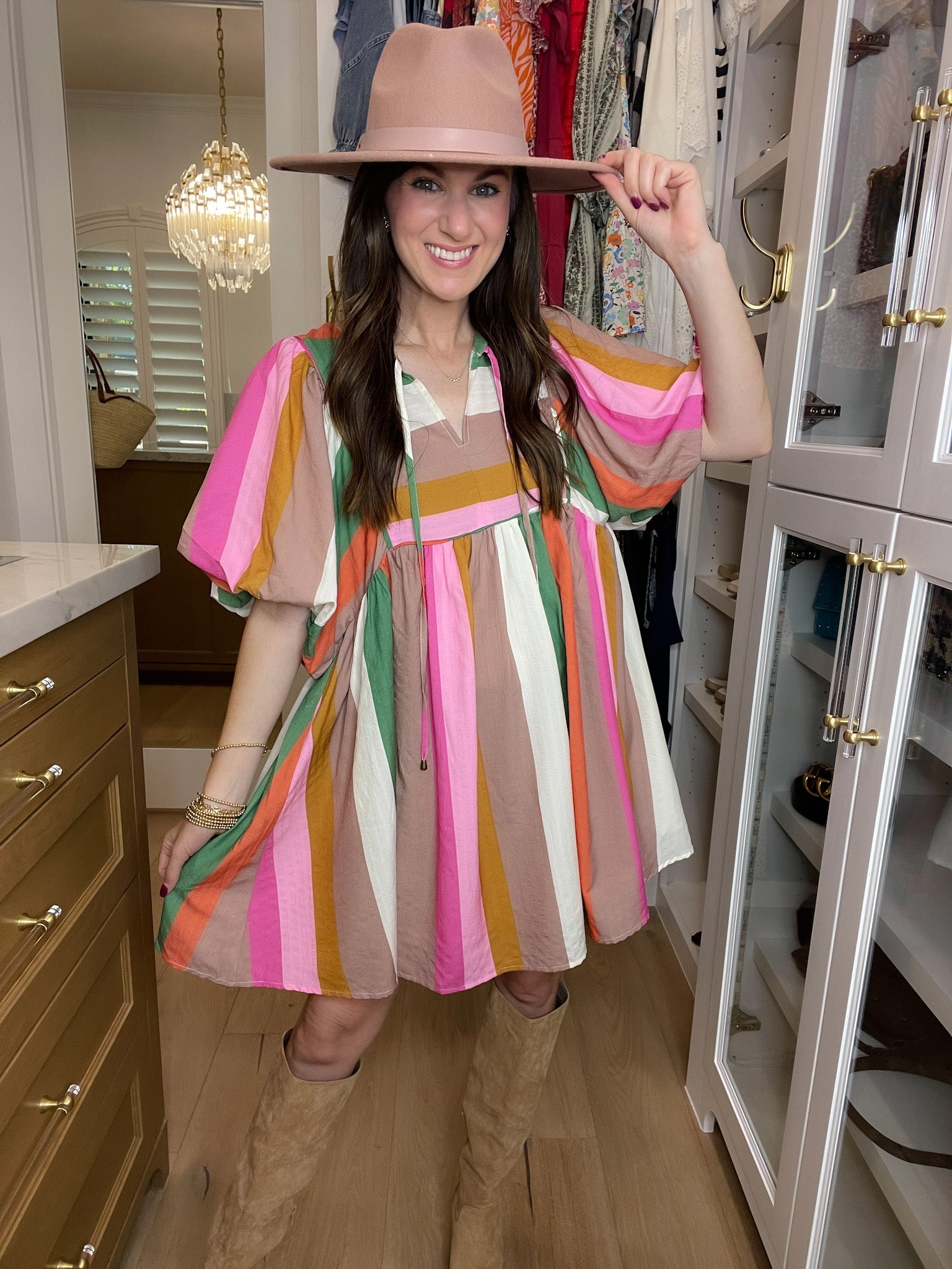 That Feeling Multicolor Striped Dress