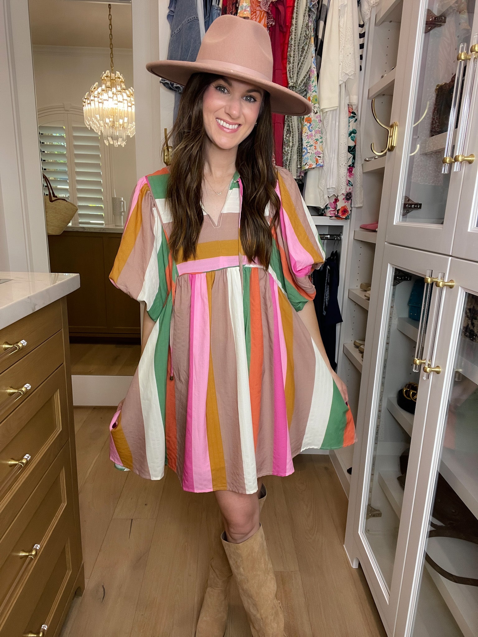 That Feeling Multicolor Striped Dress