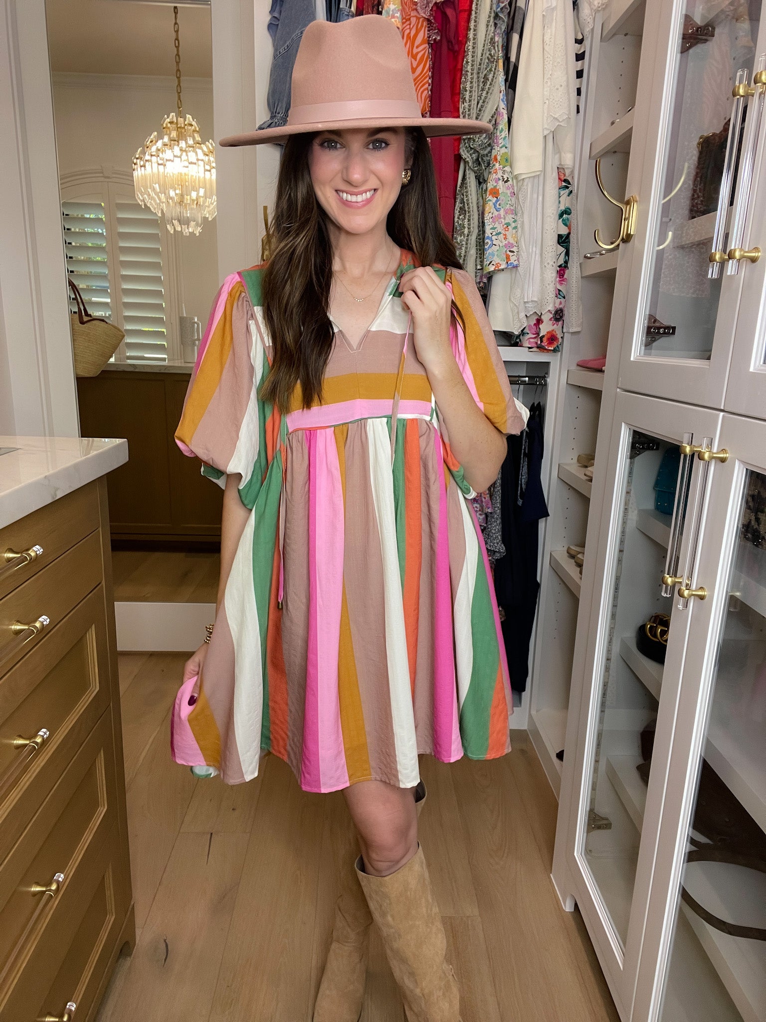 That Feeling Multicolor Striped Dress