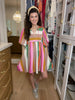 That Feeling Multicolor Striped Dress