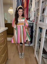 That Feeling Multicolor Striped Dress