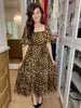 One of a Kind Leopard Midi Dress