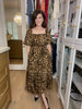 One of a Kind Leopard Midi Dress