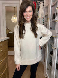 SALE! Easy Does It Mock Neck Tunic *Final Sale*