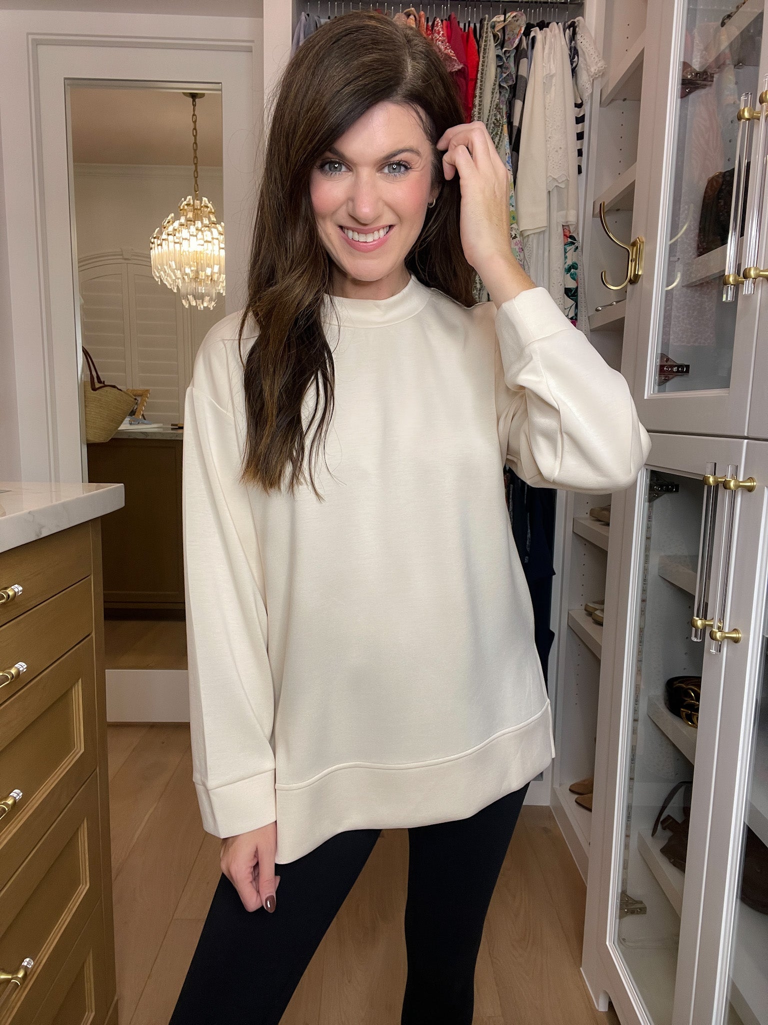 SALE! Easy Does It Mock Neck Tunic *Final Sale*