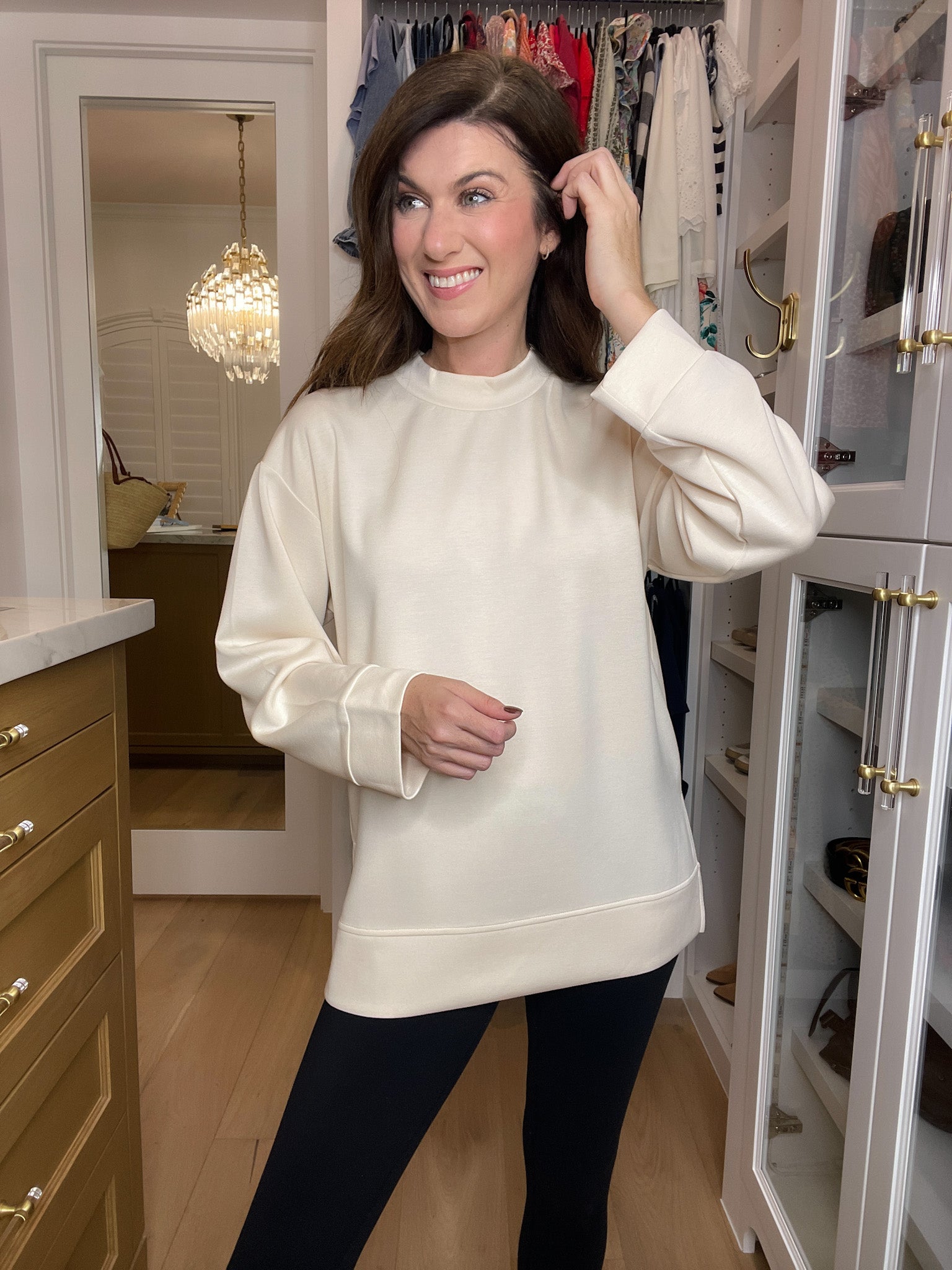 SALE! Easy Does It Mock Neck Tunic *Final Sale*