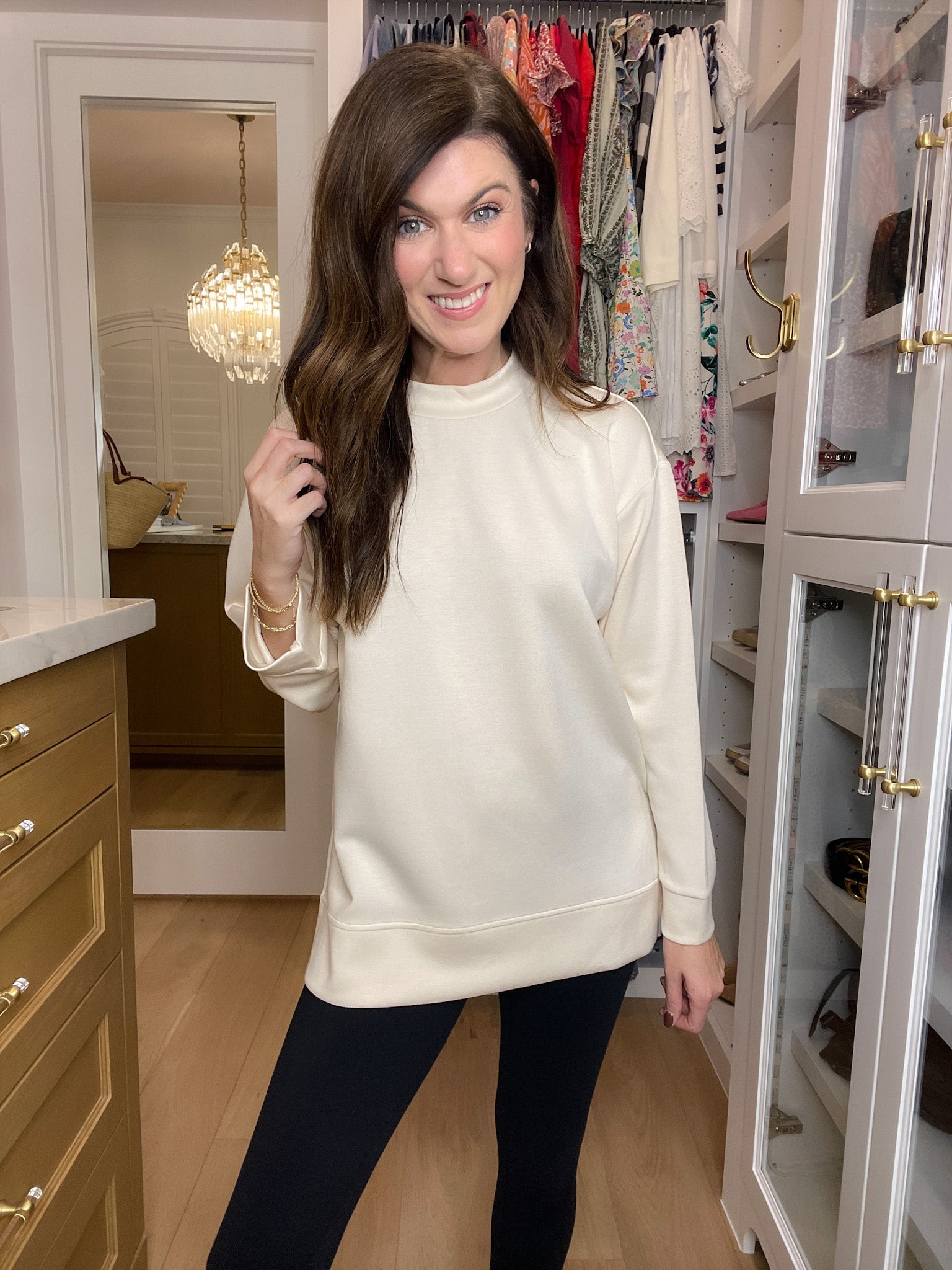 SALE! Easy Does It Mock Neck Tunic *Final Sale*
