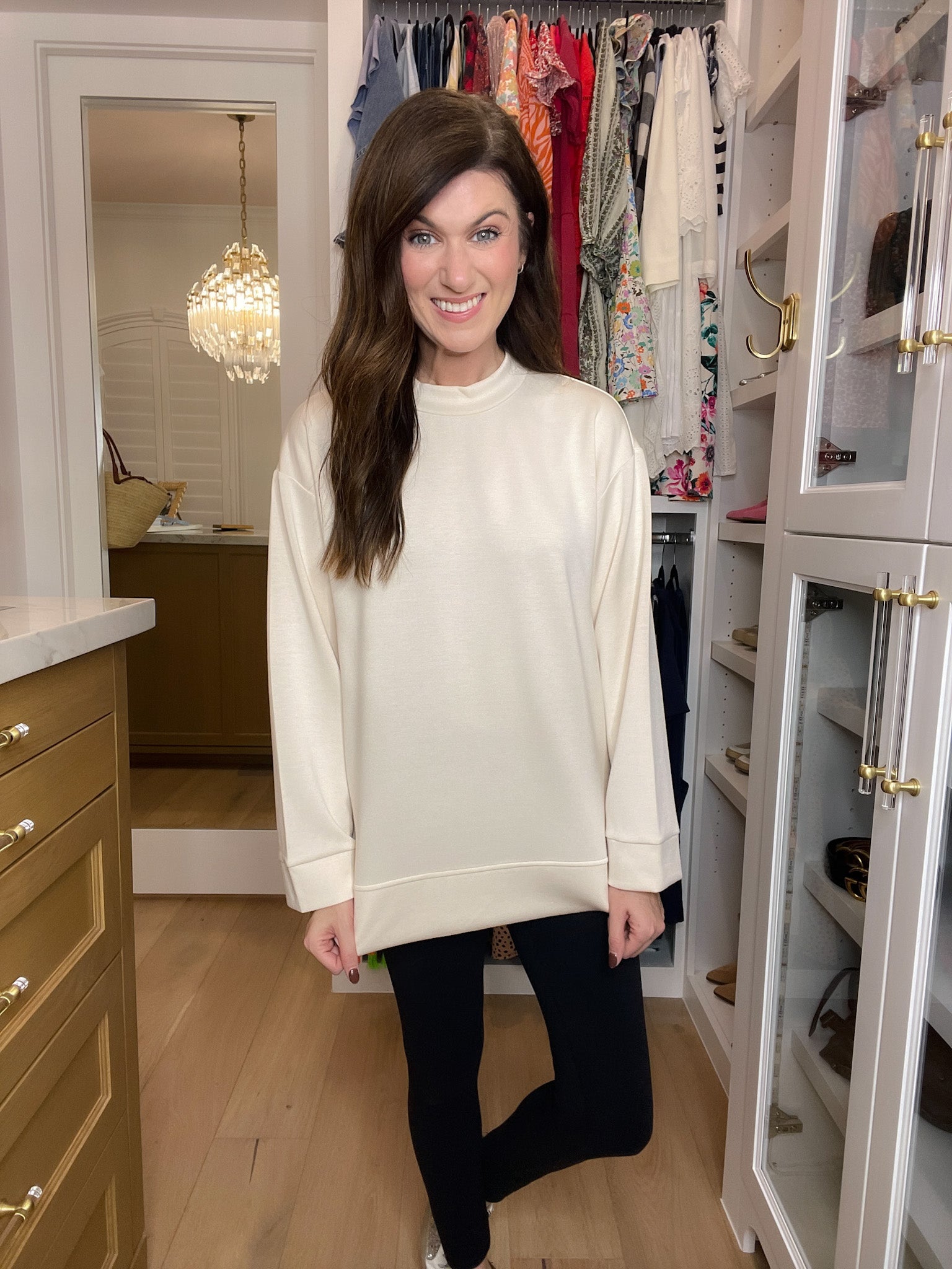 SALE! Easy Does It Mock Neck Tunic *Final Sale*