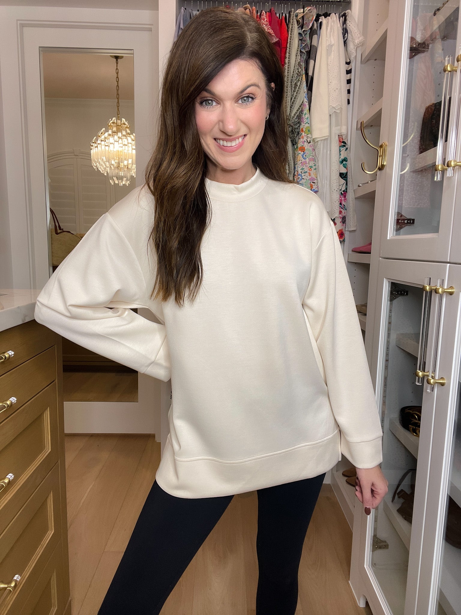 SALE! Easy Does It Mock Neck Tunic *Final Sale*