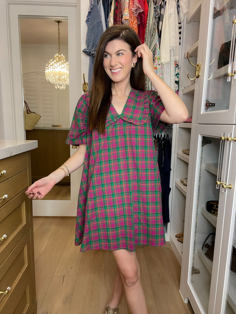 Slow Days in Sonoma Plaid Dress