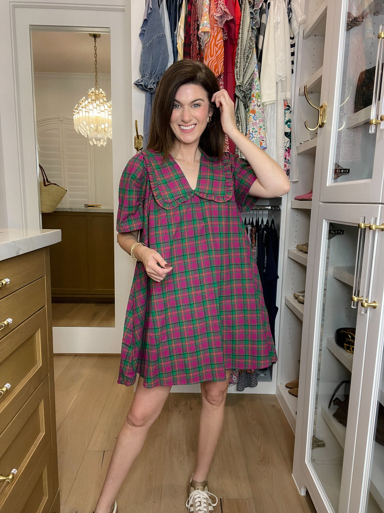 Slow Days in Sonoma Plaid Dress
