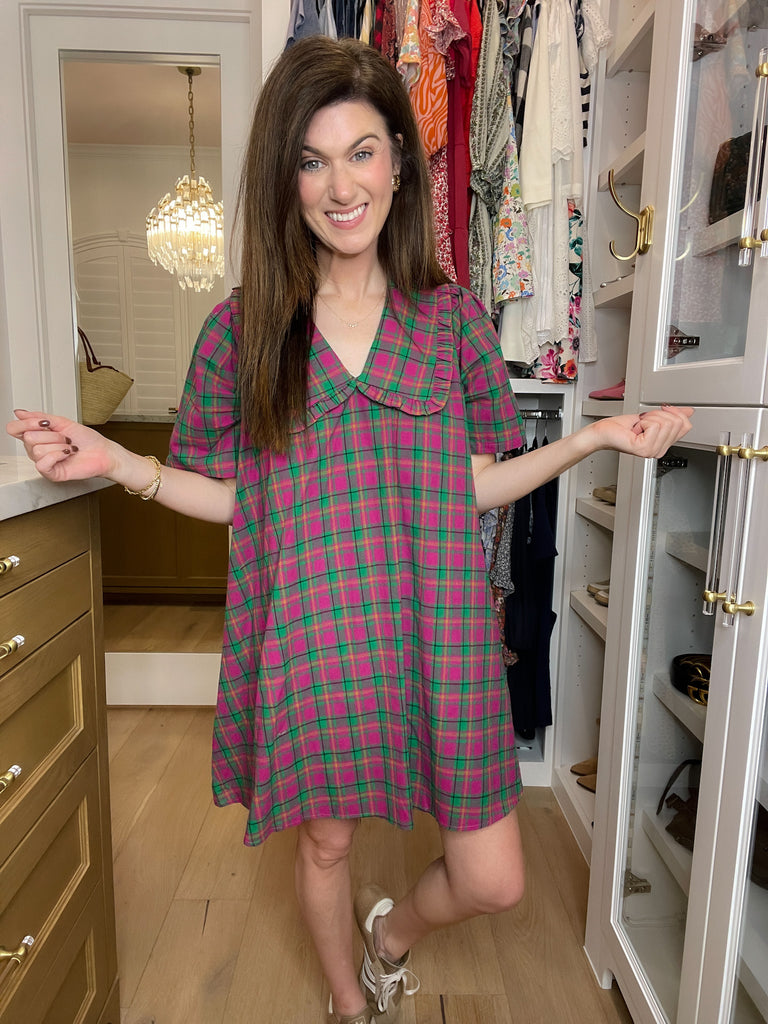 Slow Days in Sonoma Plaid Dress